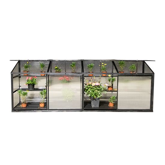 Cabinet style flower house